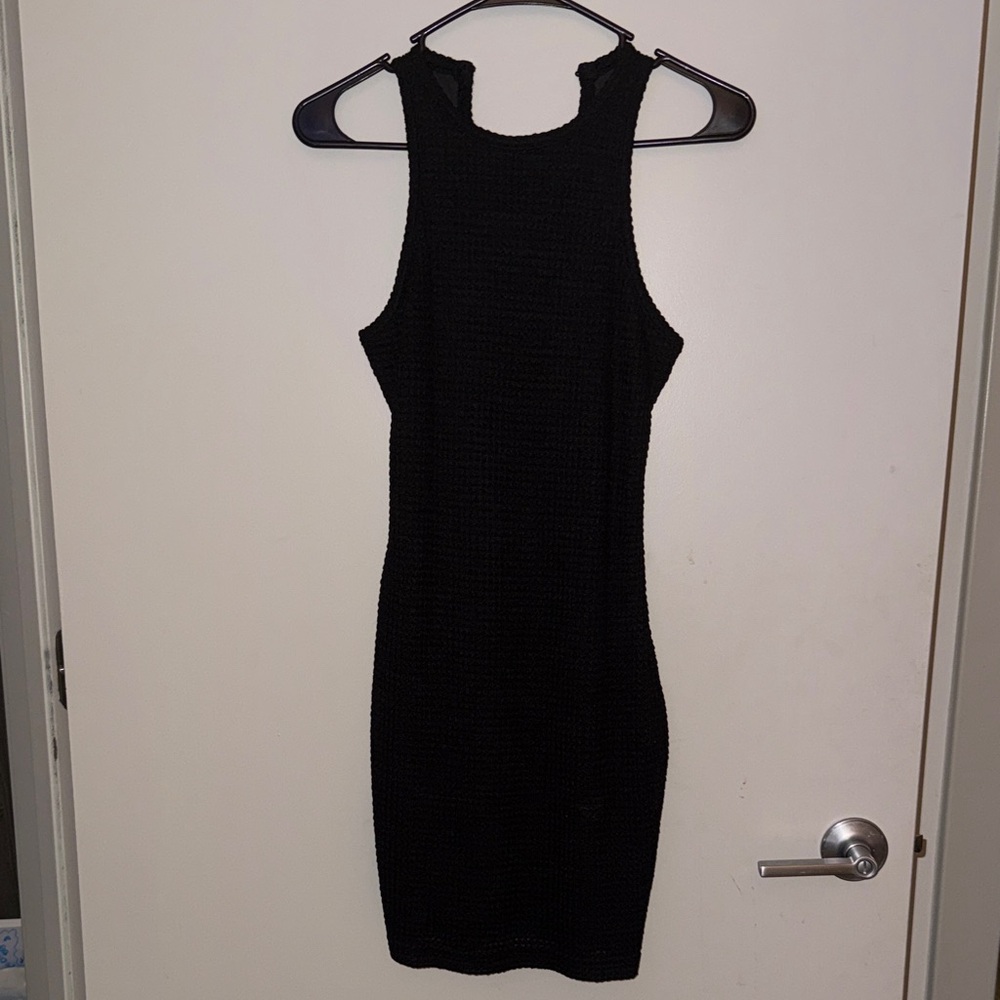 Black Mini Sleeveless Dress